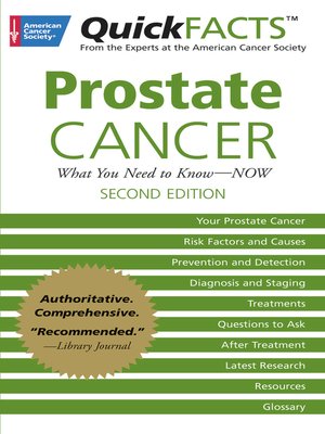 cover image of QuickFACTS Prostate Cancer